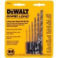 Dewalt DeWALT® Rapid Load® Quick Change Bit Set, DW2551, 1/16"-1/4" Hex Shank, 6 Pieces DW2551